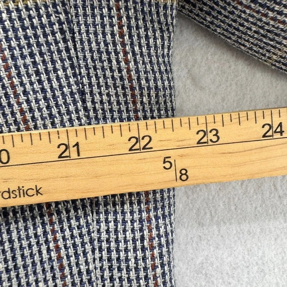 AKA Eddie Bauer Blazer Silk Linen‎ Sport Coat Herringbone Jacket 44L Classic